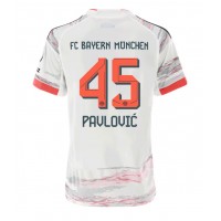 Bayern Munich Aleksandar Pavlovic #45 Vonkajší Ženy futbalový dres 2025-26 Krátky Rukáv